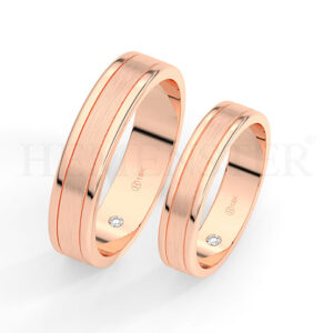 AROS DE MATRIMONIO DE ORO Y DIAMANTES