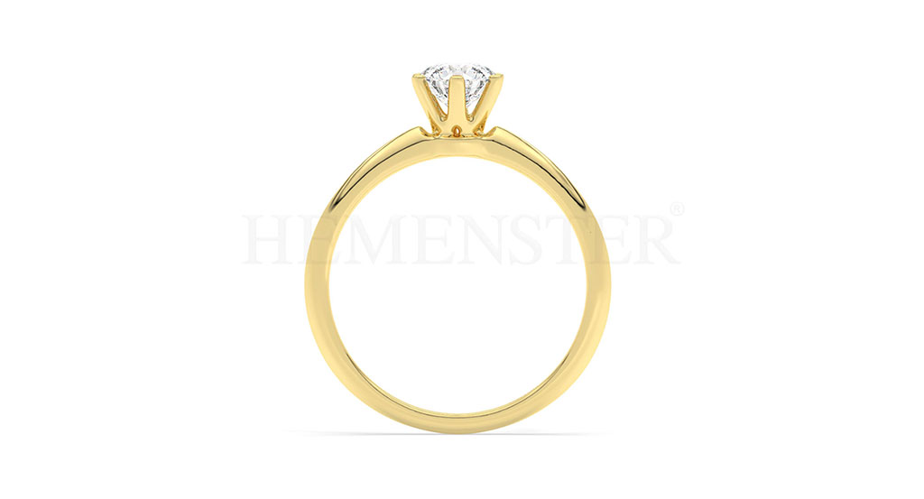 Anillo de oro con diamantes