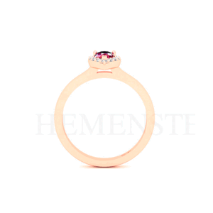 Anillo de oro con Rubi