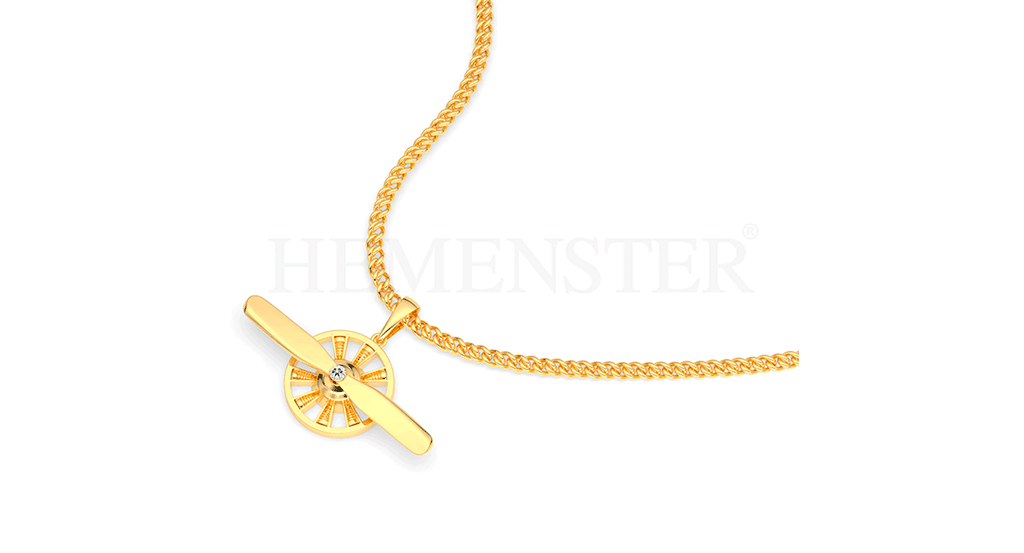 dije de oro y diamantes para hombre