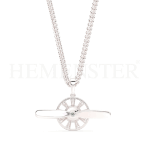 dije de oro y diamantes para hombre