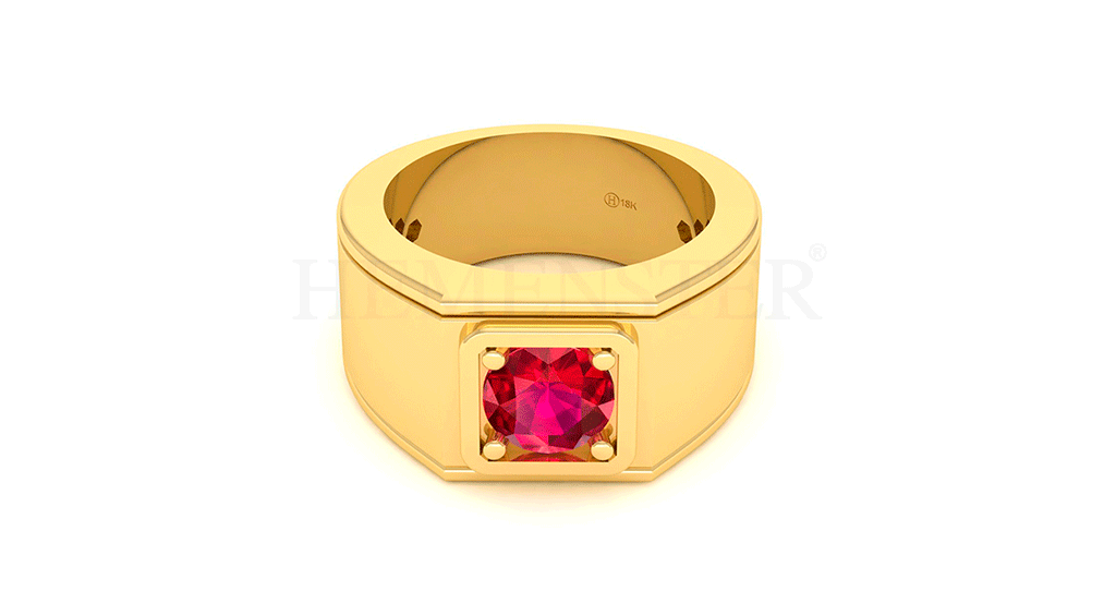 Anillo de oro para hombre