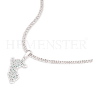 dije de oro y diamantes para hombre