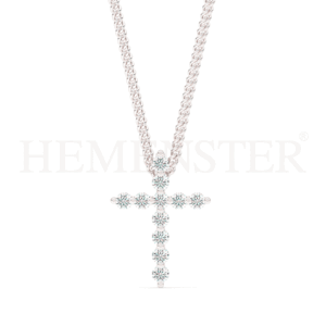 dije de oro y diamantes para hombre