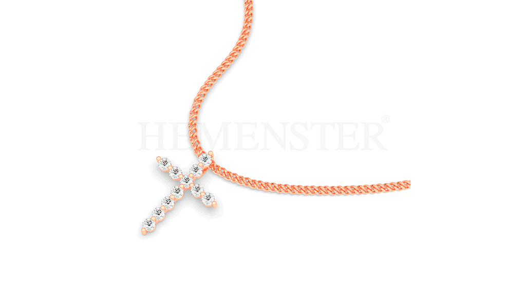 dije de oro y diamantes para hombre