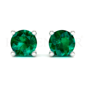 Artes de oro con esmeralda